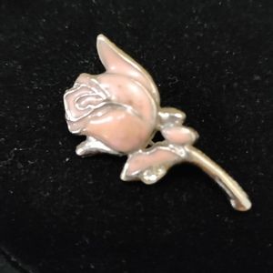 Pink Rose Pin/Brooch